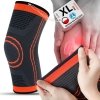 Stabilizator kolana XL orange - orteza opaska uciskowa